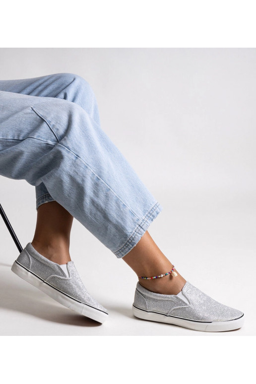 Lublubah sudraba spīdīgie tenisówki