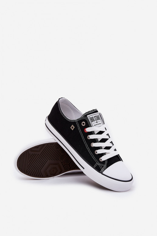 Vīriešu brīvā laika apavi Big Star NN174300 HI-POLY SYSTEM melnas krāsas
