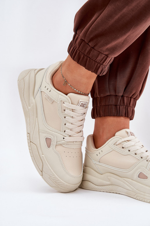 Sieviešu Sneakers modeļa apavi Big Star NN274668 smilšu krāsas Sieviešu Sneakers modeļa apavi Big Star NN274668 smilšu krāsas