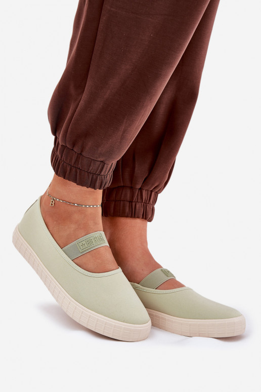 Sieviešu apavi Big Star NN274604 zaļas krāsas Sieviešu apavi Big Star NN274604 zaļas krāsas