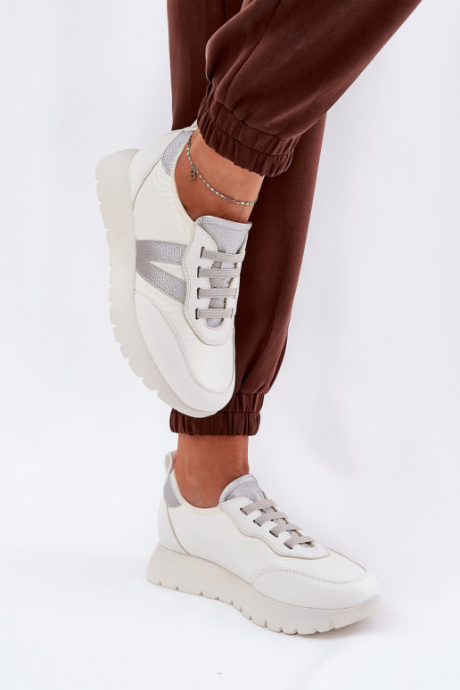 sporta apavi Sieviešu ar platformu Vinceza 58510 baltas krāsas sporta apavi Sieviešu ar platformu Vinceza 58510 baltas krāsas