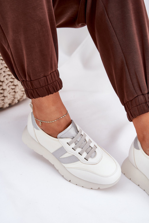 sporta apavi Sieviešu ar platformu Vinceza 58510 baltas krāsas sporta apavi Sieviešu ar platformu Vinceza 58510 baltas krāsas