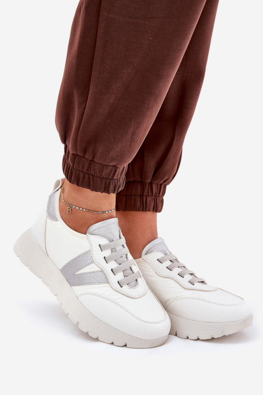 sporta apavi Sieviešu ar platformu Vinceza 58510 baltas krāsas sporta apavi Sieviešu ar platformu Vinceza 58510 baltas krāsas