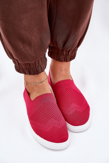 Moteriški sporta apavi Slip-on Big Star FF274A605 rozā krāsā