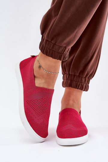 Moteriški sporta apavi Slip-on Big Star FF274A605 rozā krāsā 2