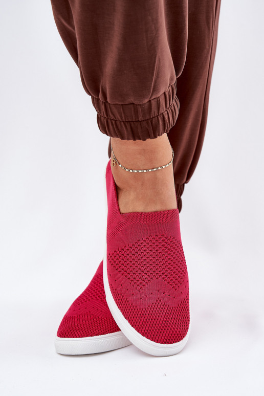 Sieviešu Sporta apavi Slip-on Big Star FF274A605 rozā krāsas Sieviešu Sporta apavi Slip-on Big Star FF274A605 rozā krāsas