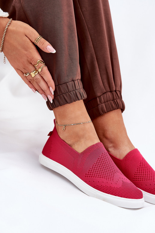 Sieviešu Sporta apavi Slip-on Big Star FF274A605 rozā krāsas Sieviešu Sporta apavi Slip-on Big Star FF274A605 rozā krāsas