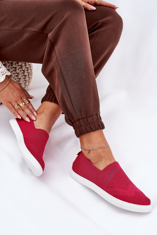 Sieviešu Sporta apavi Slip-on Big Star FF274A605 rozā krāsas Sieviešu Sporta apavi Slip-on Big Star FF274A605 rozā krāsas