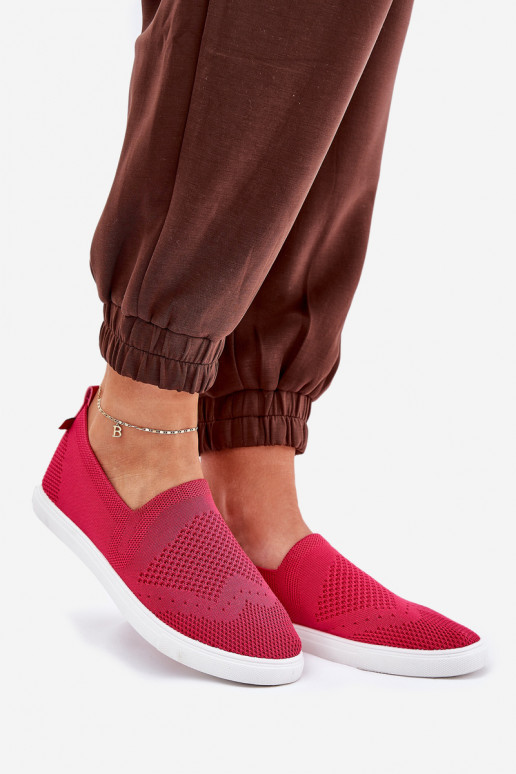 Sieviešu Sporta apavi Slip-on Big Star FF274A605 rozā krāsas Sieviešu Sporta apavi Slip-on Big Star FF274A605 rozā krāsas