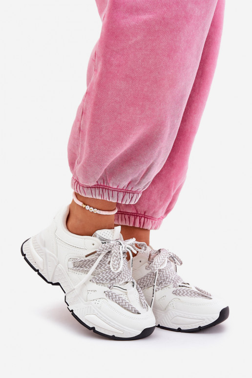 Sneakers modeļa apavi sporta apavi Sieviešu Z PodInójnym Šņorēšanam baltas krāsas Efobell Sneakers modeļa apavi sporta apavi Sieviešu Z PodInójnym Šņorēšanam baltas krāsas Efobell