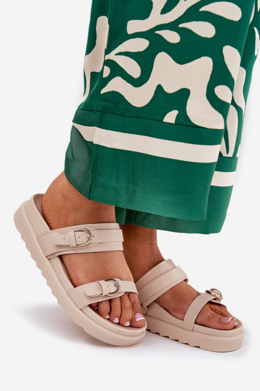 sieviešu čības ar platformu Ze Zelta krāsasmi ar sprādzēmmi smilšu krāsas INernone sieviešu čības ar platformu Ze Zelta krāsasmi ar sprādzēmmi smilšu krāsas INernone