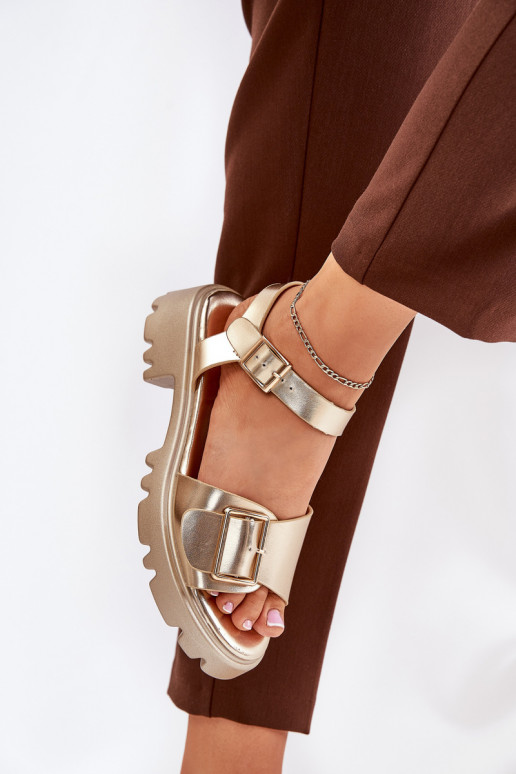 Eko Sieviešu basenes Sieviešu ar sprādzēm Zelta krāsas Gofielle