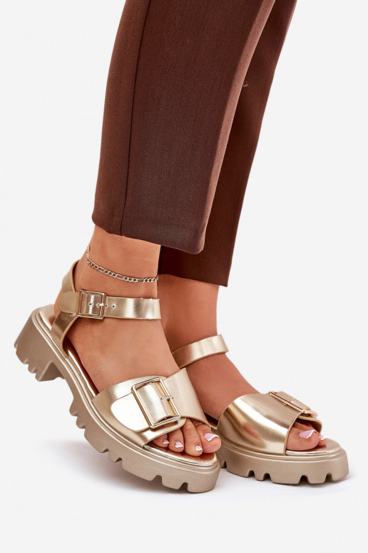 Eko Sieviešu basenes Sieviešu ar sprādzēm Zelta krāsas Gofielle