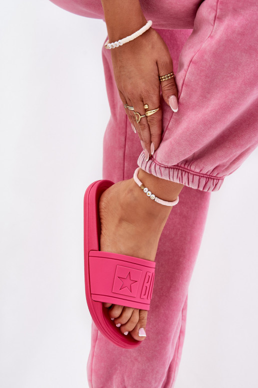 sieviešu čības Big Star NN274A668 rozā krāsas sieviešu čības Big Star NN274A668 rozā krāsas