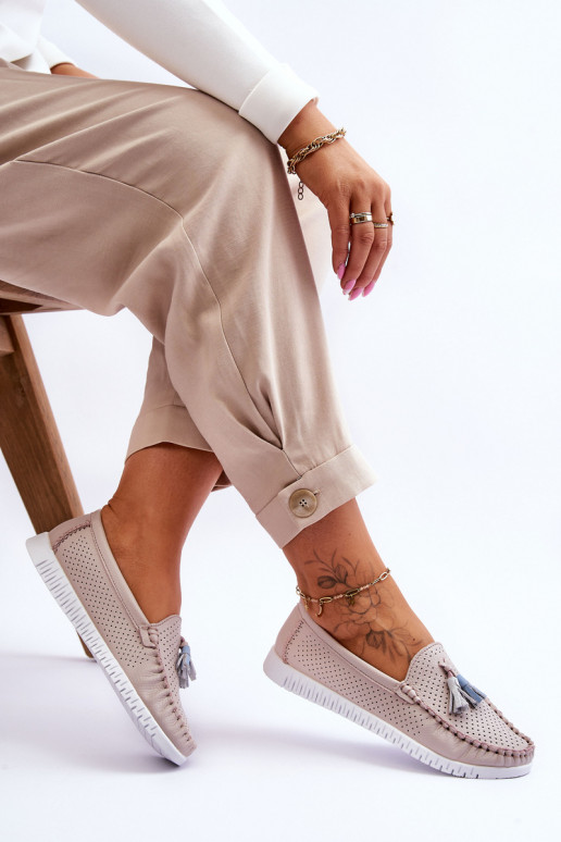 Moteriškie mokasinai ar caurumu... Moteriškie mokasinai ar caurumu...