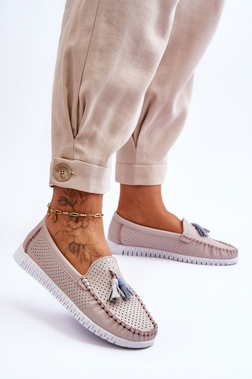 Moteriškie mokasinai ar caurumu... Moteriškie mokasinai ar caurumu...