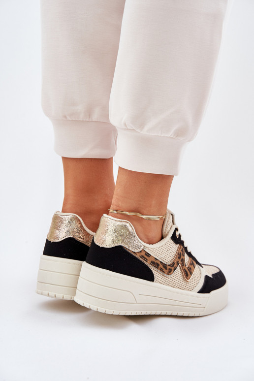 sporta apavi Sieviešu ar platformu ar leoparda kažokādas rakstu melnas krāsas Lorori sporta apavi Sieviešu ar platformu ar leoparda kažokādas rakstu melnas krāsas Lorori