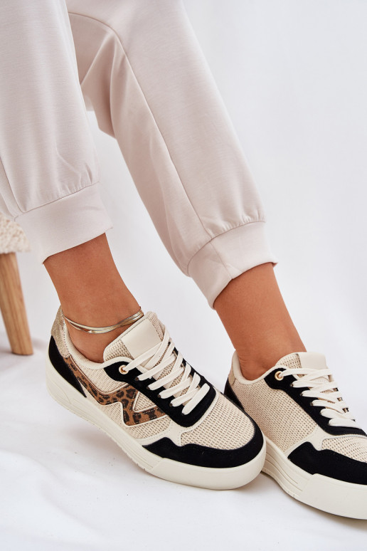 sporta apavi Sieviešu ar platformu ar leoparda kažokādas rakstu melnas krāsas Lorori sporta apavi Sieviešu ar platformu ar leoparda kažokādas rakstu melnas krāsas Lorori