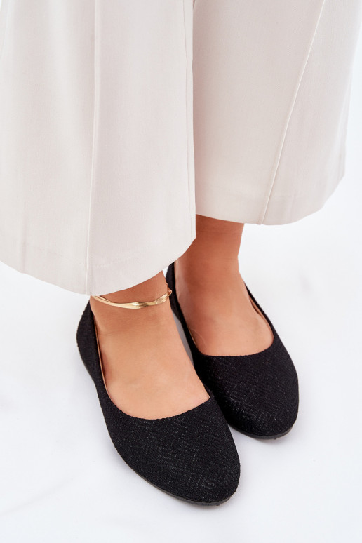 Balerīnas Sieviešu dzīvoklis ar mirdzumu melnas krāsas Tatorelis Balerīnas Sieviešu dzīvoklis ar mirdzumu melnas krāsas Tatorelis